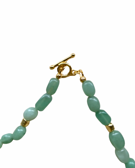 Kunzite and pearl Beaded Necklace PREORDER