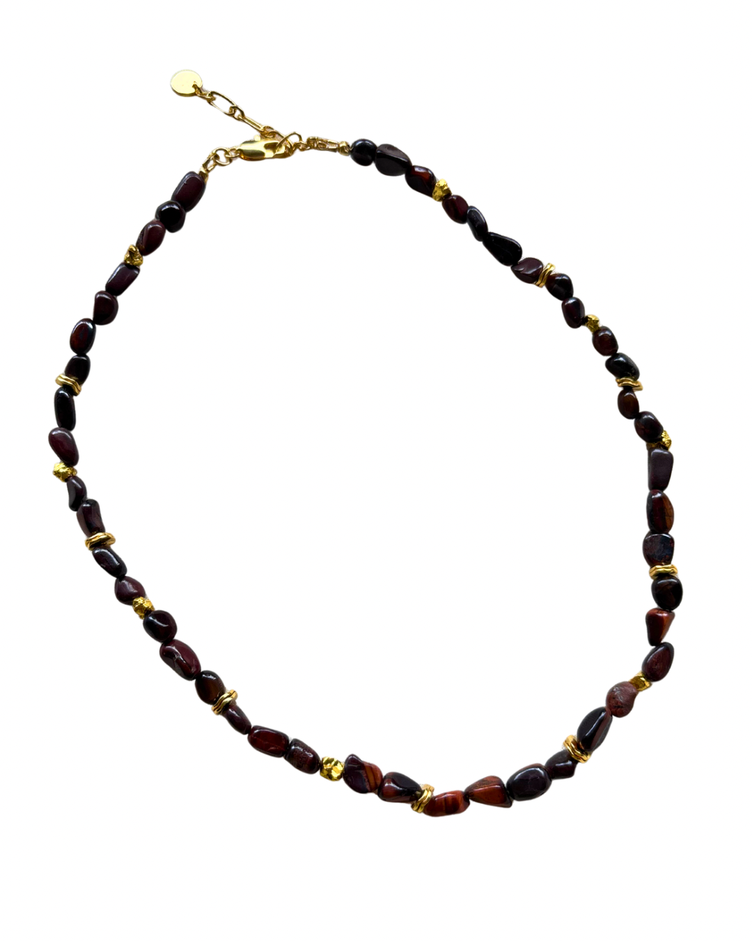 Red Tiger's Eye Beaded Necklace PREORDER